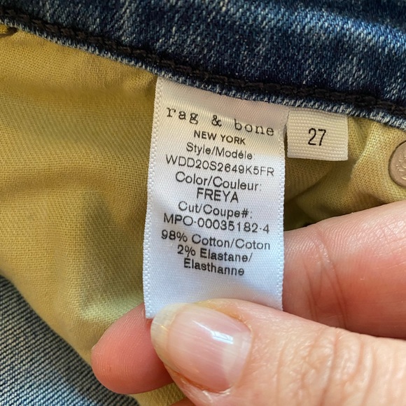 ✨NWT✨ Rag & Bone High Rise Jeans - Picture 3 of 5